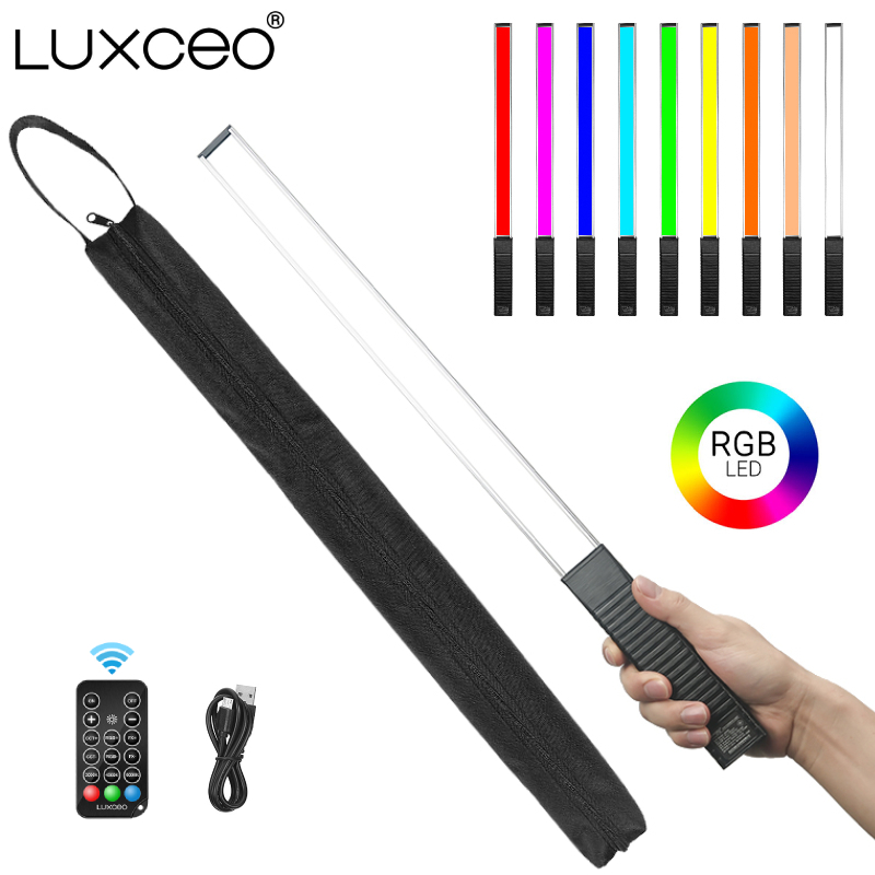 Photography Lighting Youtube - LUXCEO Q508A 핸드 헬드 RGB 비디오