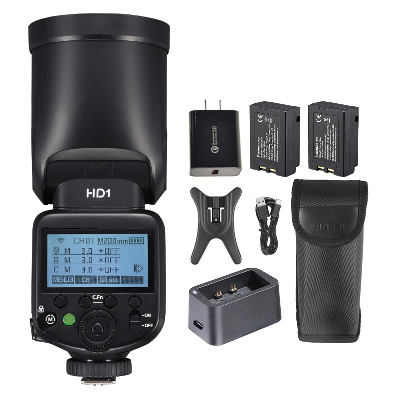진베이 HD-1 원형 헤드 HSS 스피드라이트 야외 촬 - Photography Lighting For Outdoors 리뷰 및 가격