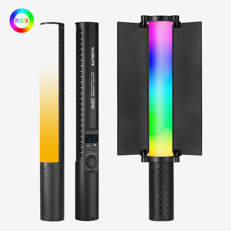 B20 RGB LED 라이트 스틱 핸드헬드 라이트 완드 - Photography Lighting Youtube 리뷰 및 가격