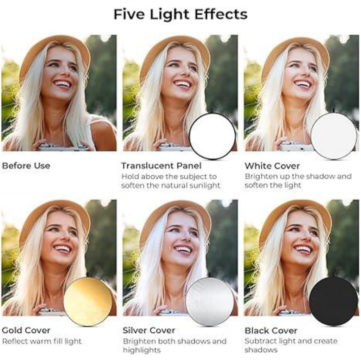 HUANYINGBJB 휴대용 5 in 1 사진 반사판  - Photography Lighting For Outdoors 리뷰 및 가격