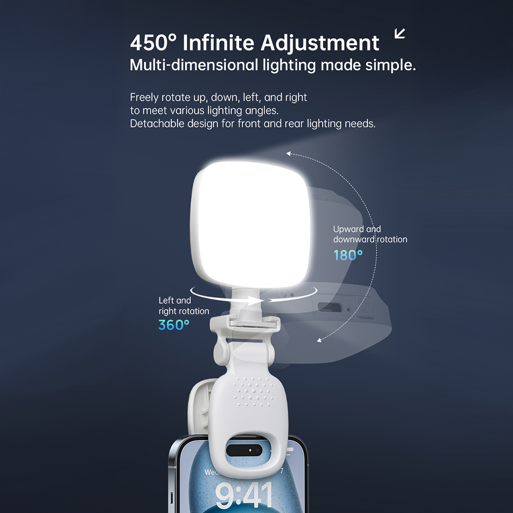 휴대용 LED 셀카 라이트 카메라 미니 보조광 충전식  - Photography Lighting Effects 리뷰 및 가격