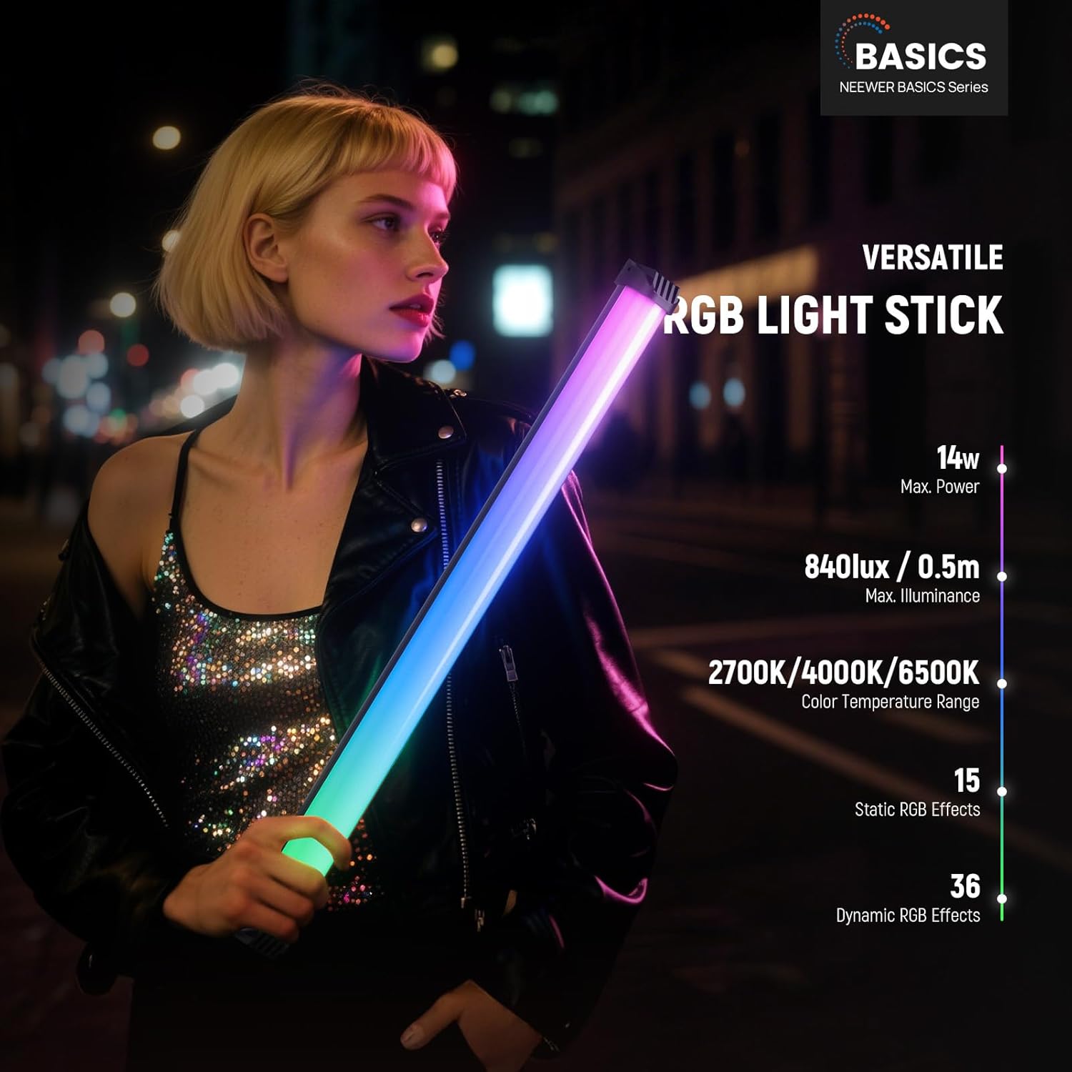 NEEWER 베이직스 21인치 마그네틱 RGB 라이트  - Photography Lighting Basics 리뷰 및 가격