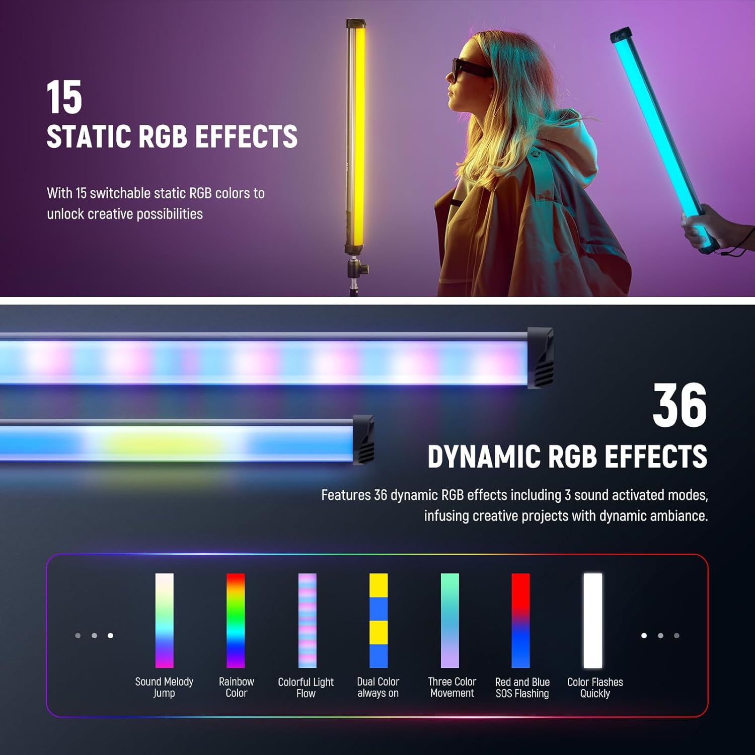 NEEWER 베이직스 21인치 마그네틱 RGB 라이트  - Photography Lighting Basics 리뷰 및 가격