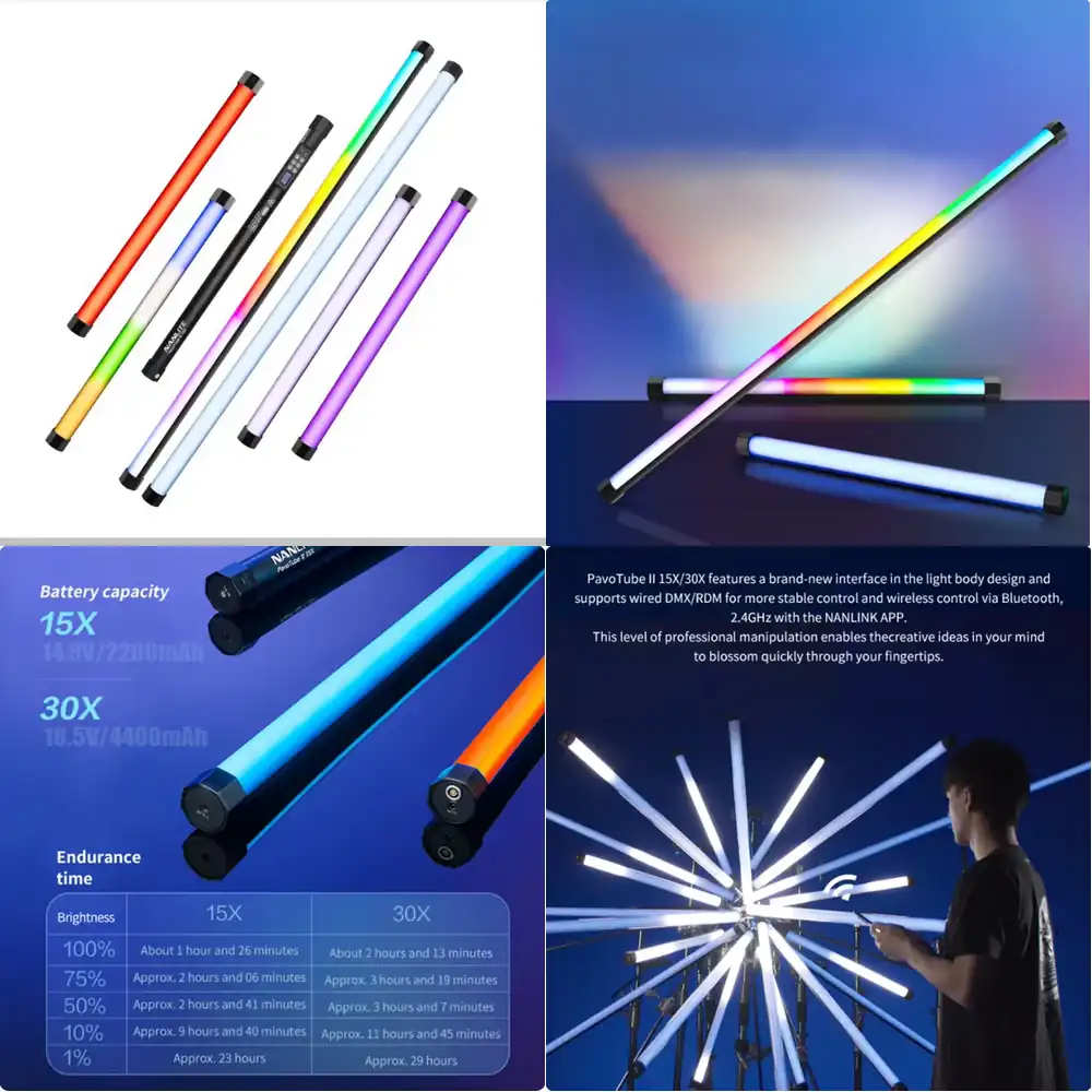난광 파보튜브 II 30X RGB 사진촬영 LED 조명 - Photography Lighting Youtube 리뷰 및 가격