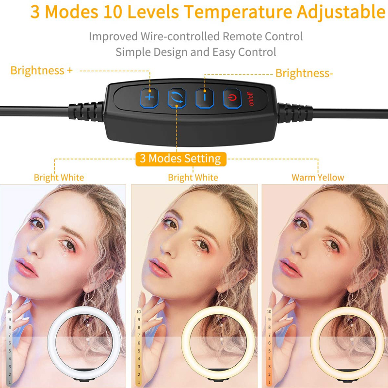 16cm 26cm 33cm LED 링 라이트 디밍 가능 - Photography Lighting Youtube 리뷰 및 가격
